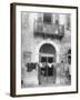 Laundry Hanging in Front of Local Headquarters-Walter Sanders-Framed Premium Photographic Print