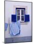 Laundry Hanging on Line at Window in the Moorish Quarter of Alfama, Lisbon, Portugal-Yadid Levy-Mounted Photographic Print