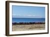 Laundry Hangs on a Wall on Isla Del Sol Along the Edge of Lake Titicaca-Alex Saberi-Framed Photographic Print