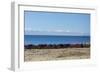 Laundry Hangs on a Wall on Isla Del Sol Along the Edge of Lake Titicaca-Alex Saberi-Framed Photographic Print