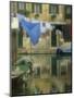Laundry Hung over Canal to Dry, the Ghetto, Venice, Veneto, Italy, Europe-Lee Frost-Mounted Photographic Print