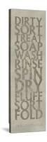 Laundry List-Kristin Emery-Stretched Canvas