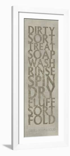 Laundry List-Kristin Emery-Framed Premium Giclee Print