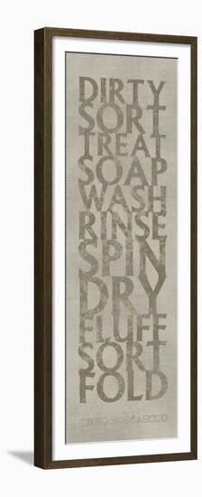 Laundry List-Kristin Emery-Framed Premium Giclee Print