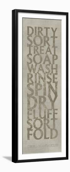 Laundry List-Kristin Emery-Framed Premium Giclee Print