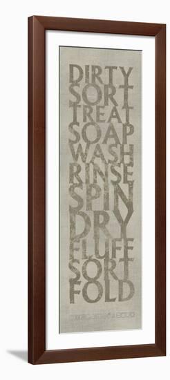 Laundry List-Kristin Emery-Framed Premium Giclee Print