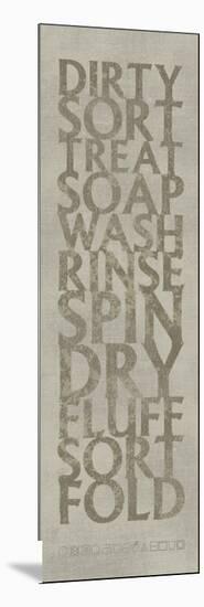 Laundry List-Kristin Emery-Mounted Art Print