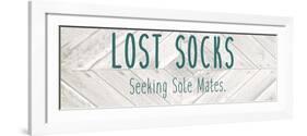 Laundry Lost Socks-Kimberly Allen-Framed Art Print