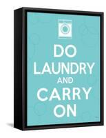 Laundry On I-Pela Design-Framed Stretched Canvas