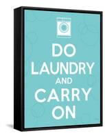 Laundry On I-Pela Design-Framed Stretched Canvas