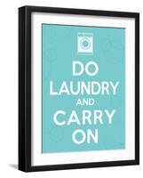 Laundry On I-Pela Design-Framed Art Print