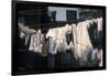 Laundry on Line in Slum Area in New York City-Vernon Merritt III-Framed Premium Photographic Print