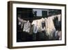 Laundry on Line in Slum Area in New York City-Vernon Merritt III-Framed Photographic Print