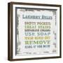 Laundry Rules-Lauren Gibbons-Framed Art Print