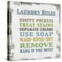 Laundry Rules-Lauren Gibbons-Stretched Canvas