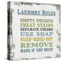 Laundry Rules-Lauren Gibbons-Stretched Canvas