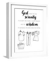 Laundry Serenity-null-Framed Art Print