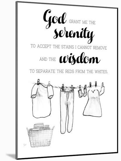 Laundry Serenity-null-Mounted Art Print