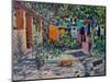 Laundry Shadows 2021 (oil)-Tilly Willis-Mounted Giclee Print