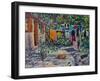 Laundry Shadows 2021 (oil)-Tilly Willis-Framed Giclee Print