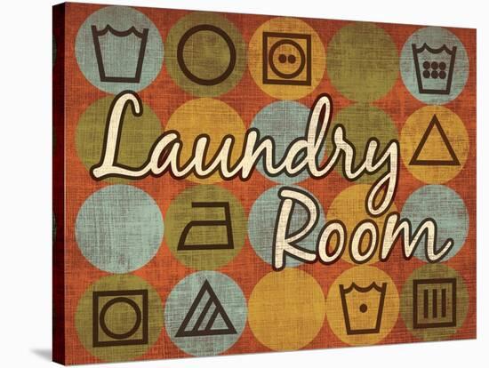 Laundry Symbols I-N. Harbick-Stretched Canvas