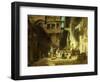 Laundry Women at the Well-Carl Spitzweg-Framed Giclee Print