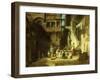 Laundry Women at the Well-Carl Spitzweg-Framed Giclee Print