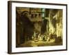 Laundry Women at the Well-Carl Spitzweg-Framed Giclee Print