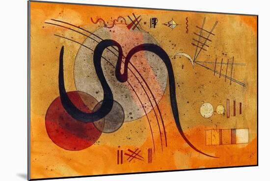 Launelinie, 1927-Wassily Kandinsky-Mounted Giclee Print