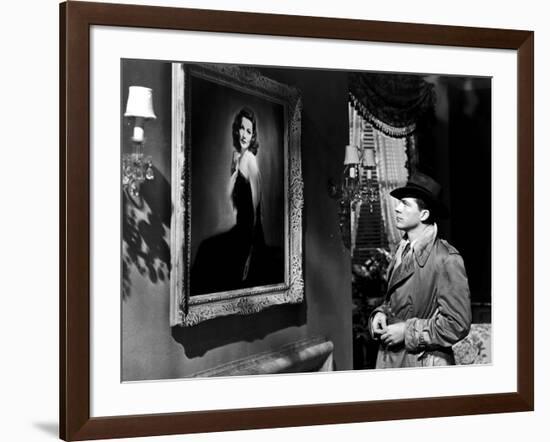 LAURA, 1944 directed by OTTO PREMINGER Dana Andrews (b/w photo)-null-Framed Photo