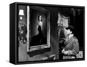LAURA, 1944 directed by OTTO PREMINGER Dana Andrews (b/w photo)-null-Framed Stretched Canvas