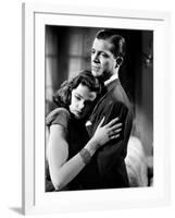 LAURA, 1944 directed by OTTO PREMINGER Gene Tierney and Dana Andrews (b/w photo)-null-Framed Photo