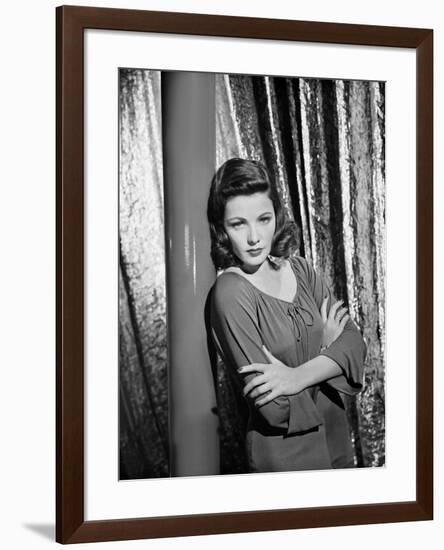 LAURA, 1944 directed by OTTO PREMINGER Gene Tierney (b/w photo)-null-Framed Photo