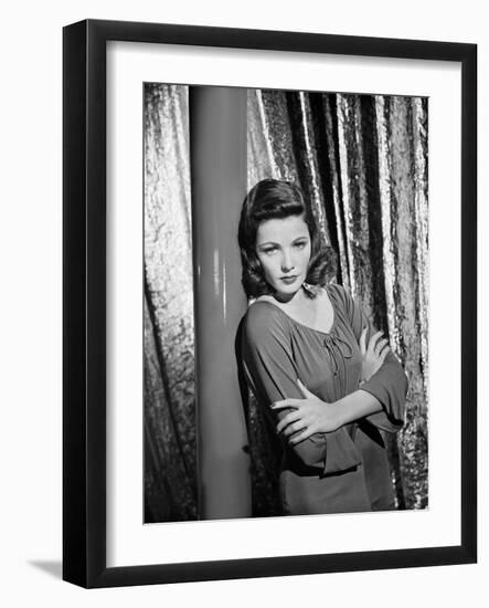 LAURA, 1944 directed by OTTO PREMINGER Gene Tierney (b/w photo)-null-Framed Photo