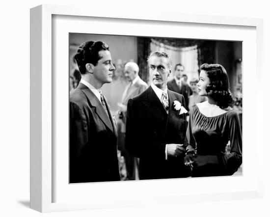 Laura, Dana Andrews, Clifton Webb, Gene Tierney, 1944-null-Framed Photo