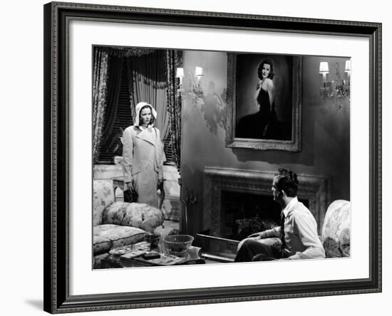 Laura, Gene Tierney, Dana Andrews, 1944-null-Framed Photo