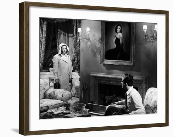 Laura, Gene Tierney, Dana Andrews, 1944-null-Framed Photo