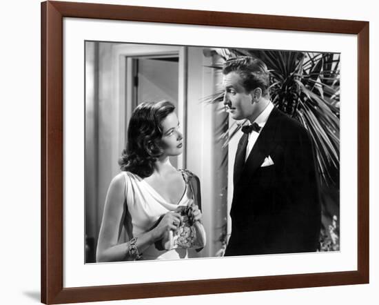 Laura, Gene Tierney, Vincent Price, 1944-null-Framed Photo