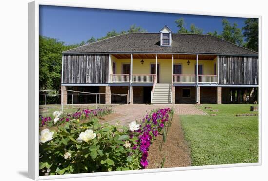 Laura' Historic Antebellum Creole Plantation House, Louisiana, USA-Cindy Miller Hopkins-Framed Photographic Print