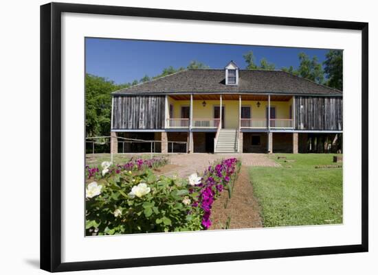 Laura' Historic Antebellum Creole Plantation House, Louisiana, USA-Cindy Miller Hopkins-Framed Photographic Print