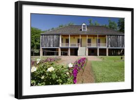 Laura' Historic Antebellum Creole Plantation House, Louisiana, USA-Cindy Miller Hopkins-Framed Photographic Print