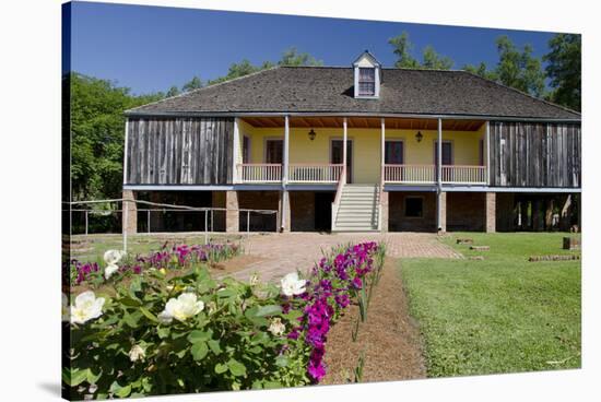 Laura' Historic Antebellum Creole Plantation House, Louisiana, USA-Cindy Miller Hopkins-Stretched Canvas