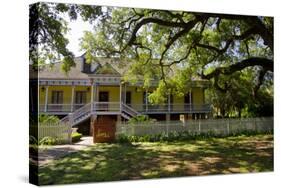 Laura' Historic Antebellum Creole Plantation House, Louisiana, USA-Cindy Miller Hopkins-Stretched Canvas