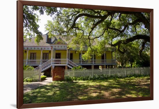 Laura' Historic Antebellum Creole Plantation House, Louisiana, USA-Cindy Miller Hopkins-Framed Photographic Print