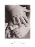 Hope - Baby Hands-Laura Monahan-Framed Stretched Canvas