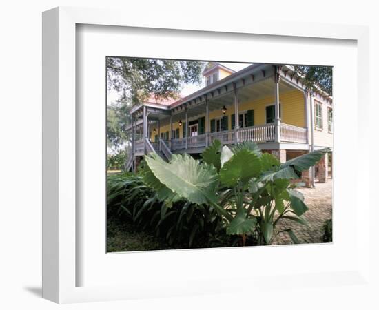 Laura Plantation, on the Edge of the Mississippi, La Vacherie Region, Louisiana, USA-Bruno Barbier-Framed Photographic Print