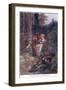 Laura Secord Intercepted by the Mohawk Scouts, C.1920-Henry Sandham-Framed Premium Giclee Print