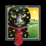 A Cat Never Tells-Trio II-Laura Seeley-Framed Premium Giclee Print