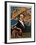 Laurant Magician, Illusionist, Entertainer Magic Poster-Lantern Press-Framed Art Print