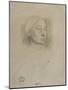 Laure Bellelli, étude pour La famille Bellelli-Edgar Degas-Mounted Giclee Print